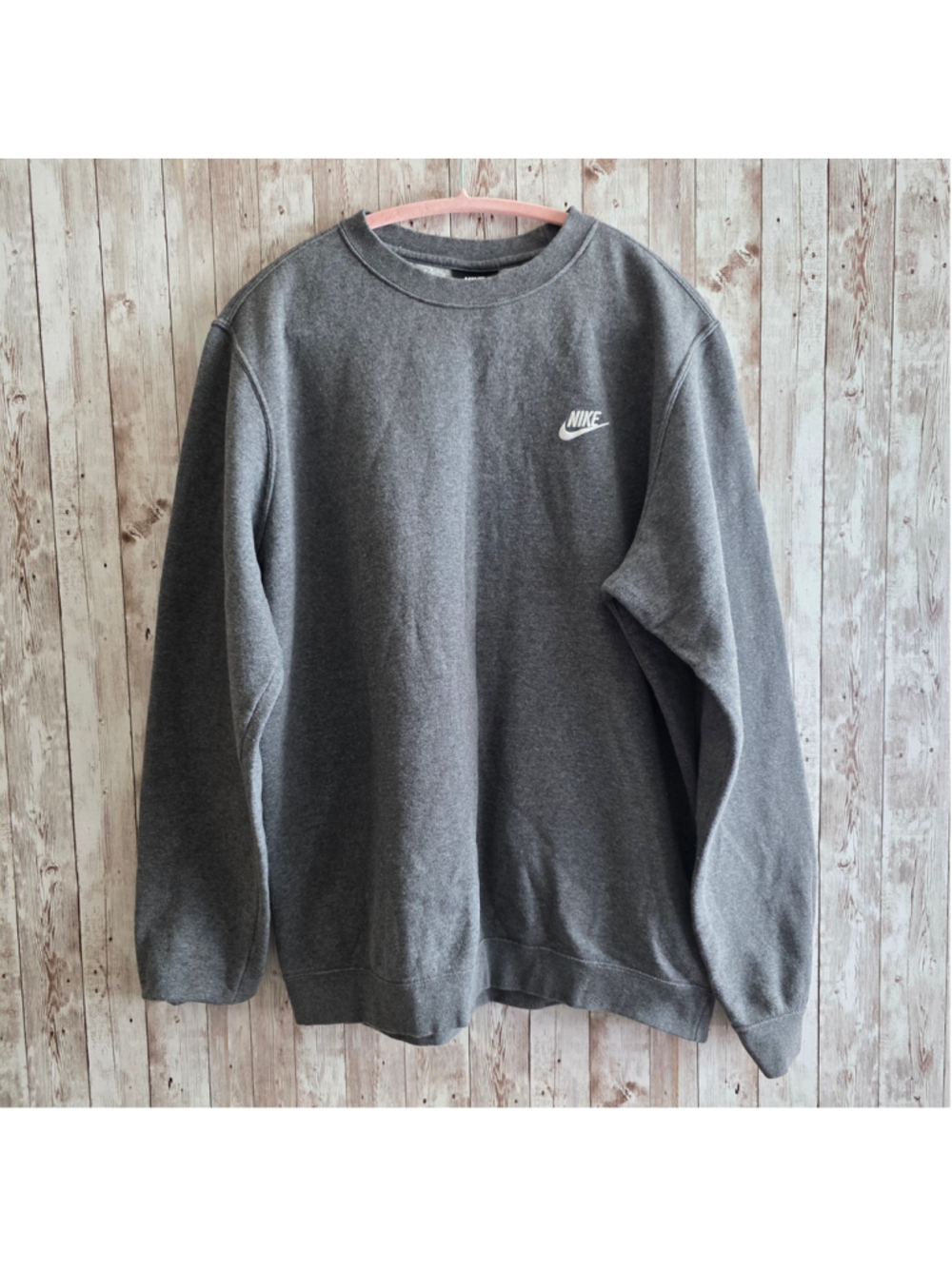 Men's Nike Crewneck Sweatshirt Grey Size L